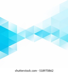 Blue Grid Mosaic Background, Creative Design Templates