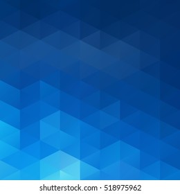 Blue Grid Mosaic Background, Creative Design Templates
