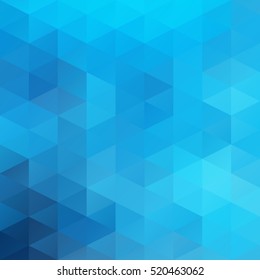 Blue Grid Mosaic Background, Creative Design Templates