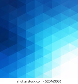 Blue Grid Mosaic Background, Creative Design Templates