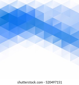 Blue Grid Mosaic Background, Creative Design Templates