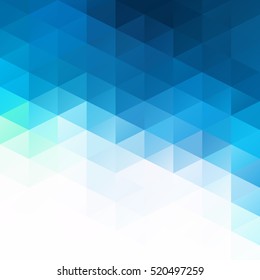 Blue Grid Mosaic Background, Creative Design Templates