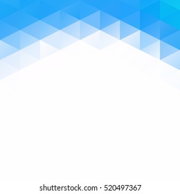 Blue Grid Mosaic Background, Creative Design Templates