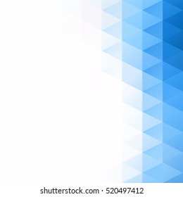 Blue Grid Mosaic Background, Creative Design Templates