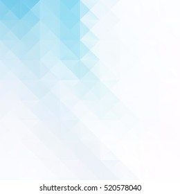 Blue Grid Mosaic Background, Creative Design Templates