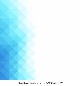 Blue Grid Mosaic Background, Creative Design Templates