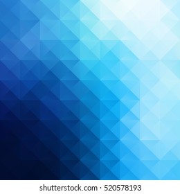 Fondo azul de mosaico de cuadrícula, plantillas de diseño creativas