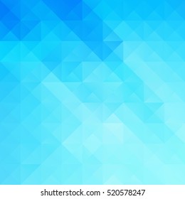 Blue Grid Mosaic Background, Creative Design Templates
