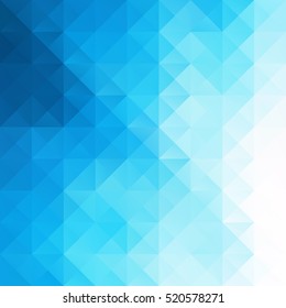 Blue Grid Mosaic Background, Creative Design Templates