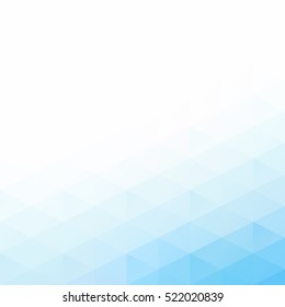 Blue Grid Mosaic Background, Creative Design Templates