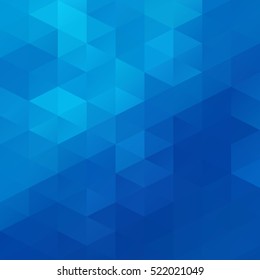 Blue Grid Mosaic Background, Creative Design Templates