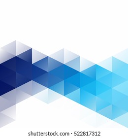 Blue Grid Mosaic Background, Creative Design Templates