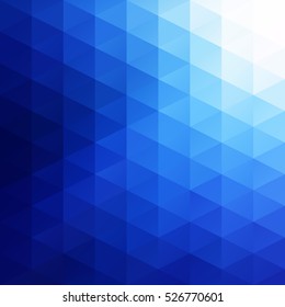 Blue Grid Mosaic Background, Creative Design Templates