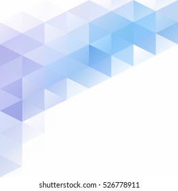 Blue Grid Mosaic Background, Creative Design Templates