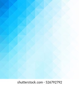 Blue Grid Mosaic Background, Creative Design Templates