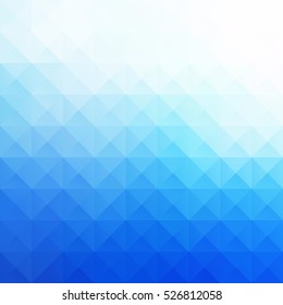 Blue Grid Mosaic Background, Creative Design Templates