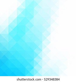 Blue Grid Mosaic Background, Creative Design Templates