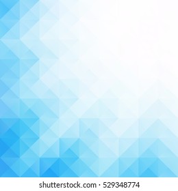 Blue Grid Mosaic Background, Creative Design Templates
