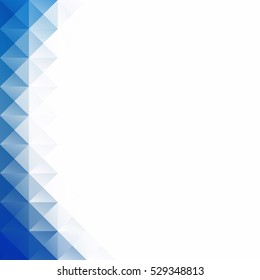 Blue Grid Mosaic Background, Creative Design Templates