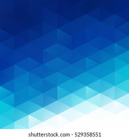 Blue Grid Mosaic Background, Creative Design Templates