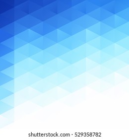 Blue Grid Mosaic Background, Creative Design Templates