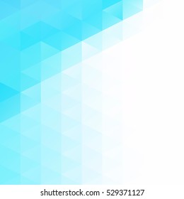 Blue Grid Mosaic Background, Creative Design Templates