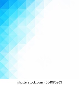 Blue Grid Mosaic Background, Creative Design Templates