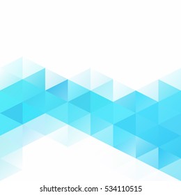 Blue Grid Mosaic Background, Creative Design Templates