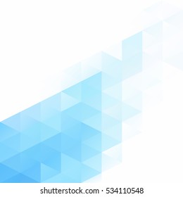 Blue Grid Mosaic Background, Creative Design Templates
