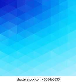 Blue Grid Mosaic Background, Creative Design Templates