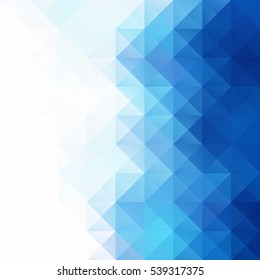 Blue Grid Mosaic Background, Creative Design Templates