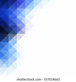 Blue Grid Mosaic Background, Creative Design Templates