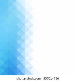 Blue Grid Mosaic Background, Creative Design Templates