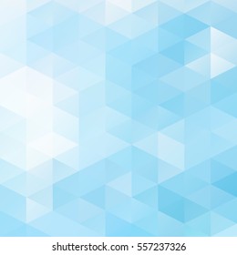 Blue Grid Mosaic Background, Creative Design Templates