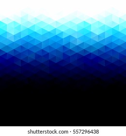 Blue Grid Mosaic Background, Creative Design Templates