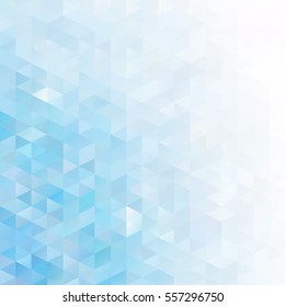 Blue Grid Mosaic Background, Creative Design Templates
