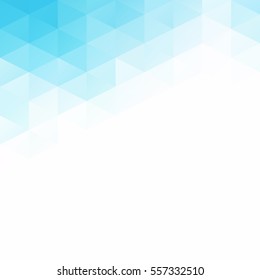 Blue Grid Mosaic Background, Creative Design Templates