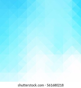 Blue Grid Mosaic Background, Creative Design Templates