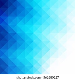 Blue Grid Mosaic Background, Creative Design Templates