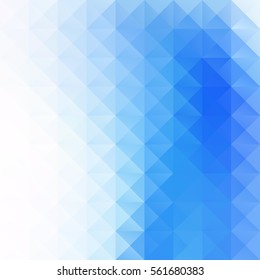 Blue Grid Mosaic Background, Creative Design Templates