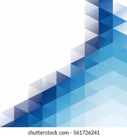 Blue Grid Mosaic Background, Creative Design Templates