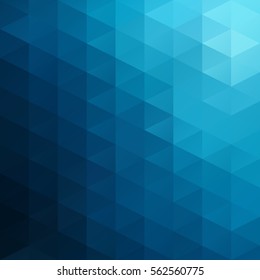 Blue Grid Mosaic Background, Creative Design Templates