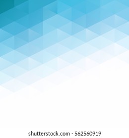 Blue Grid Mosaic Background, Creative Design Templates