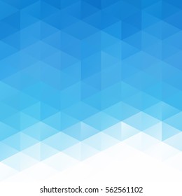 Blue Grid Mosaic Background, Creative Design Templates