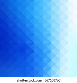 Blue Grid Mosaic Background, Creative Design Templates