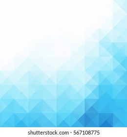 Blue Grid Mosaic Background, Creative Design Templates