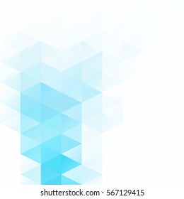 Blue Grid Mosaic Background, Creative Design Templates