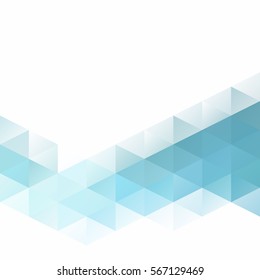 Blue Grid Mosaic Background, Creative Design Templates