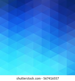 Blue Grid Mosaic Background, Creative Design Templates
