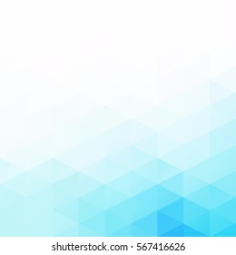 Blue Grid Mosaic Background, Creative Design Templates